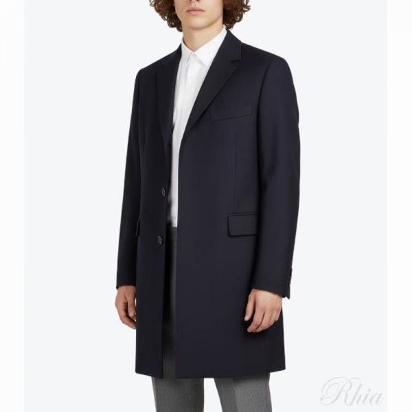 톰브라운 수퍼 120수 트윌 클래식 체스터필드 코트 모크005A 00626 415 - Thom Browne