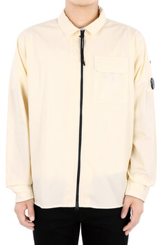 디몬트 24 S/S CP컴퍼니 남성 렌즈 와펜 클래식 셔츠 자켓(크림) 16CMSH158A 002824G 402 썸네일 3