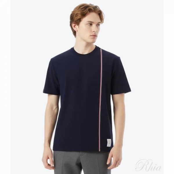 톰브라운 26SS RWB 스트라이프 티셔츠 MJS252A J0138 415 - Thom Browne