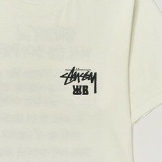[국내배송] 스투시 x 웨일즈 보너 오션 송 반팔 티셔츠 내츄럴 3904025 썸네일 3