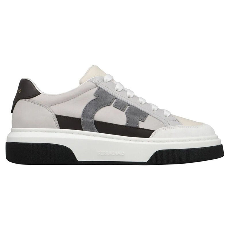 페라가모 26SS CASSINA GANC 로우탑 스니커즈 화이트마스카르포네 0769375 - Salvatore Ferragamo