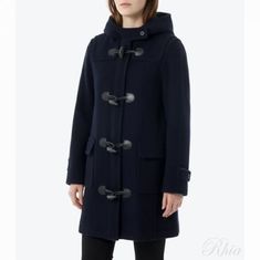 세인트제임스 25FW 비너스 더플 코트 네이비 3037 CC 썸네일 1