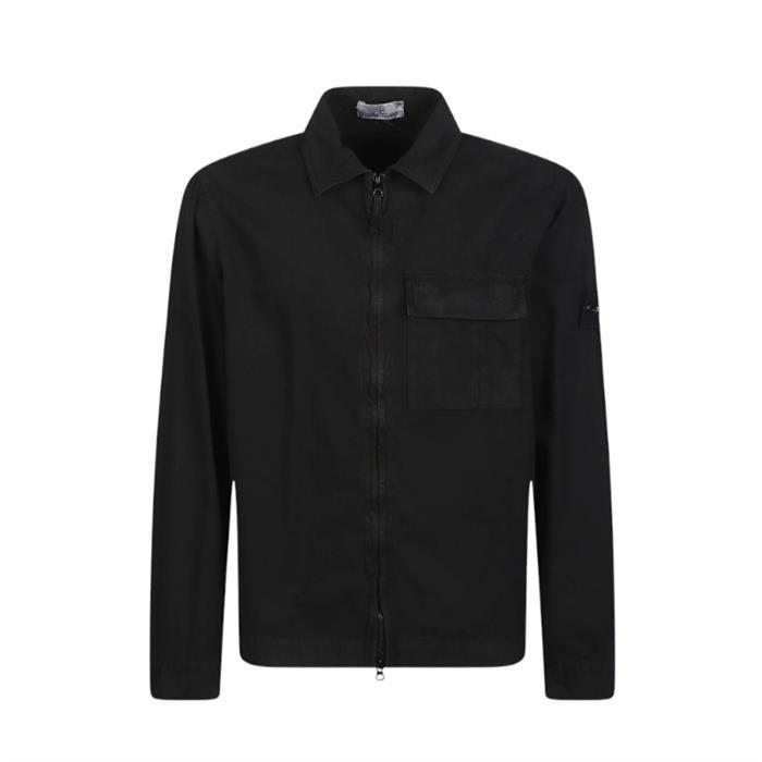 스톤아일랜드 스트래치 코튼 집업 오버셔츠 1200015 S0012 V0029 - Stone Island