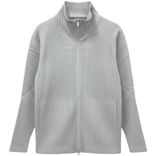 [이세이미야케] 옴므 플리세 베이직 집업 자켓 라이트 그레이 남성 자켓 HP55-JL540 11 / TEO - Issey Miyake