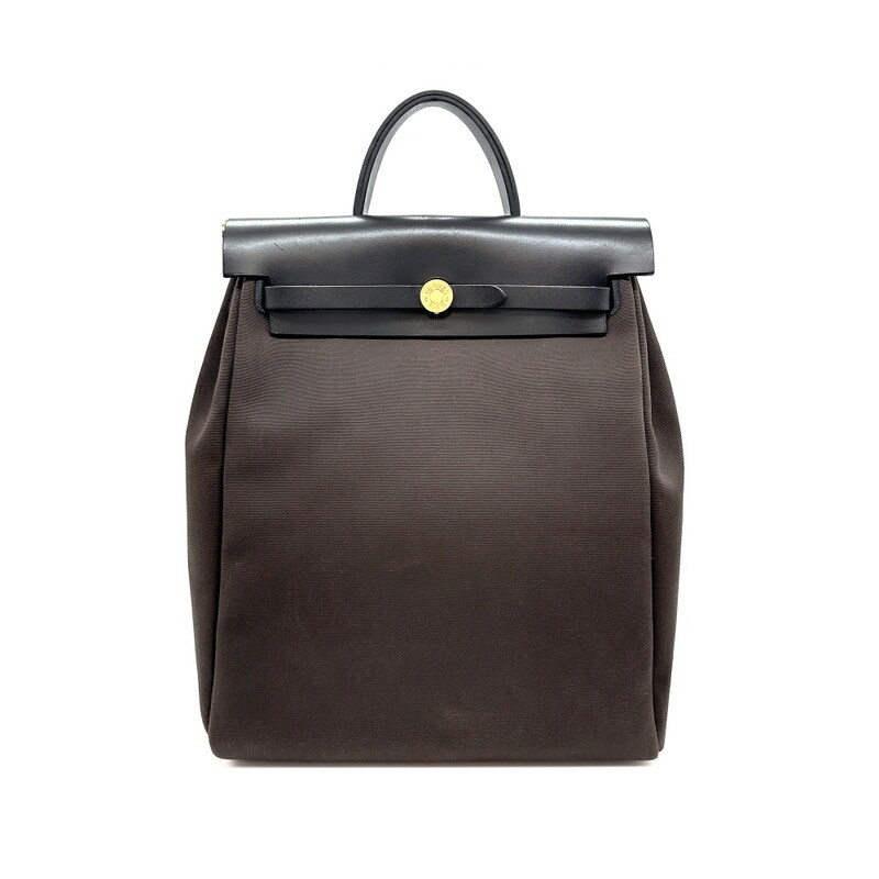 에르메스 NEW ZIP 에르 백팩 브라운 블랙 (Z) B1103K021 - Hermes