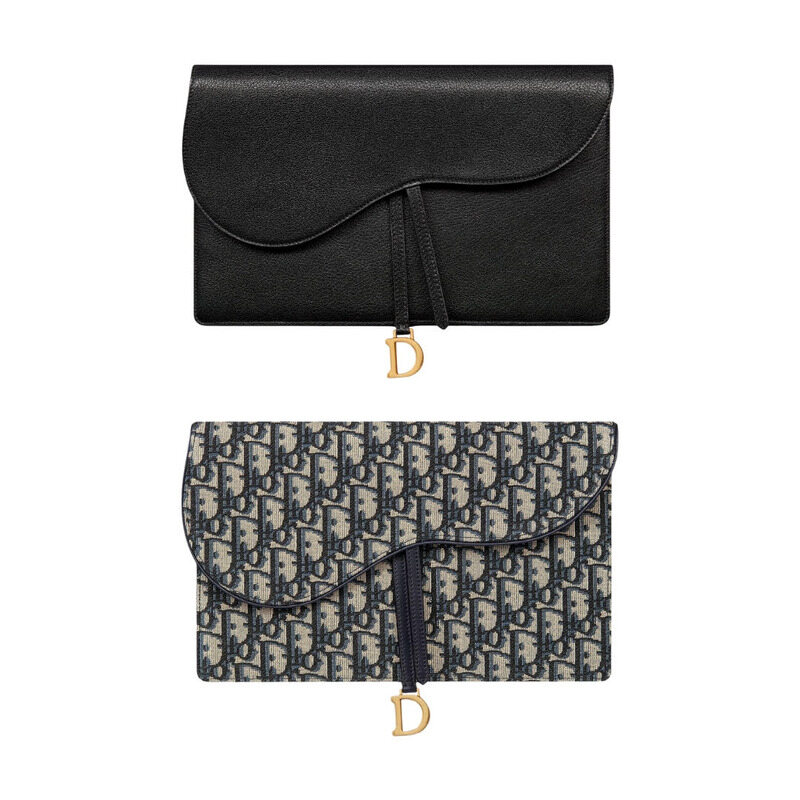 디올 Saddle 파우치 S5698CCEH_M900 - Christian Dior