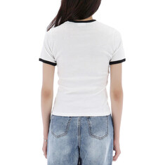 국내배송 26SS 꾸레쥬 시그니쳐 콘트라스트 반팔 티셔츠 VESJTS017JS0070 HERITAGEWHITE 썸네일 3