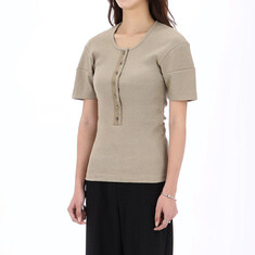 국내배송 26SS 르메르 HENLEY 헨리 반팔 티셔츠 TS0005 LJ1030 GR609 썸네일 2