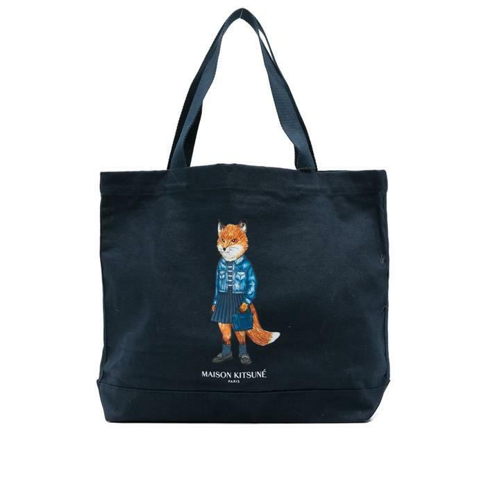 [럭스댓] 국내 메종키츠네 PW05107WW9042 드레스드 폭스 로고 토트 백 - Maison Kitsune