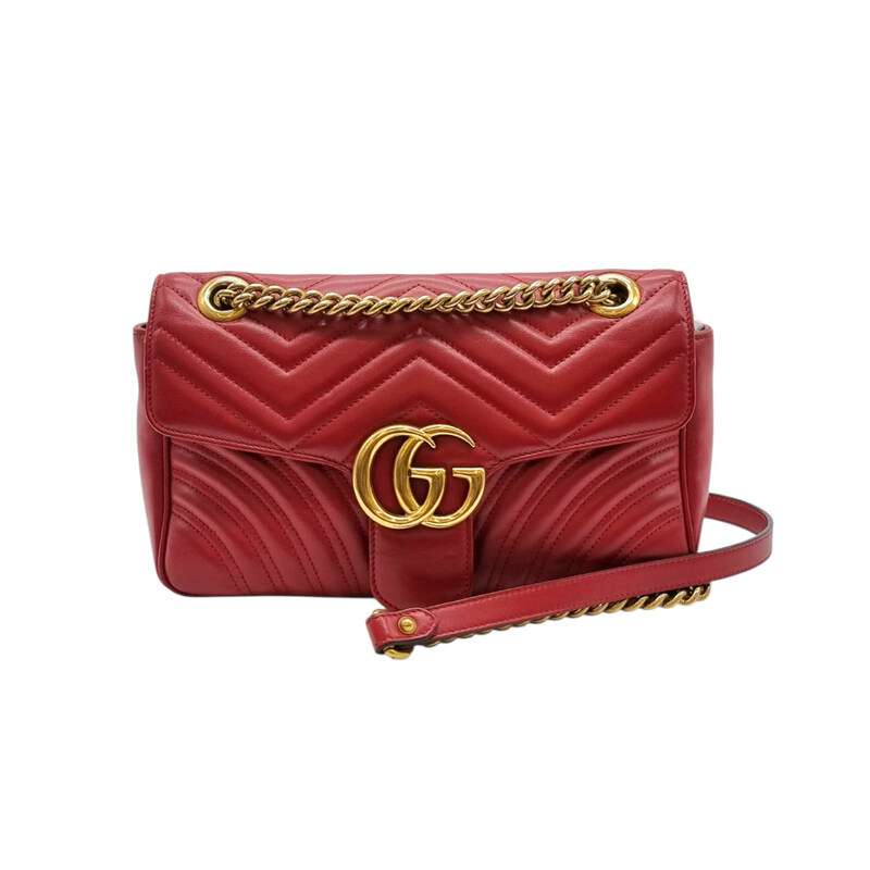[스몰] 구찌 GG마몽 마틀라세 체인 숄더백 GUB091607 - Gucci