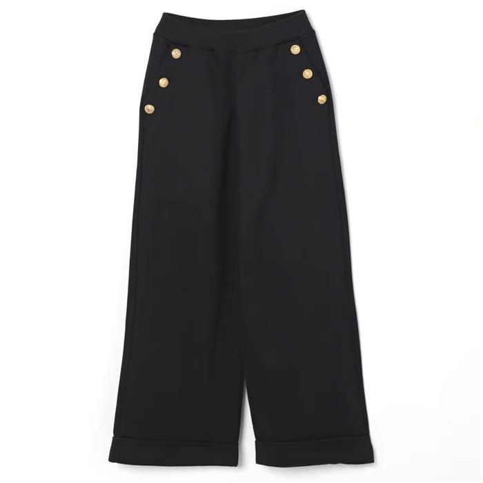 25FW 발망주니어 금장버튼 팬츠 BX6A40 Z3183 930OR - Balmain