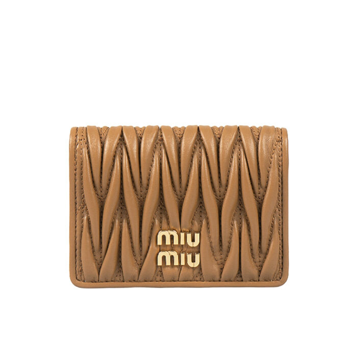 [로로모다] 미우미우 마테라쎄 나파 가죽 여성 카드지갑 / 5MC103-AFPP-F098L - Miu Miu