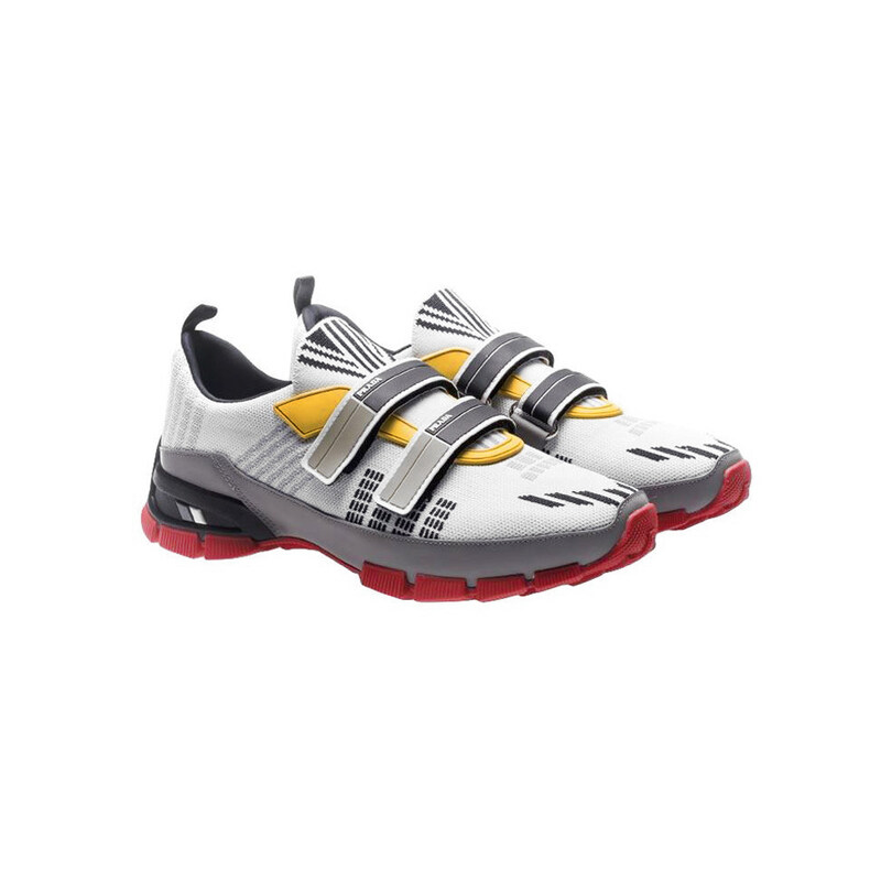 15주년 트레일 벨크로 스니커즈 화이트 4O3219 1OUG F0K74 - Prada