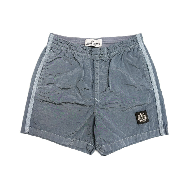키즈 로고 패치 나일론 스윔팬츠 파우더블루 L1S16 B100002 S0043 V004A - Stone Island