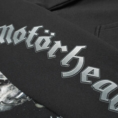 15주년 여성 모터헤드 프린팅 오버핏 후드티 블랙 UAH21TR613 BLACK 썸네일 2