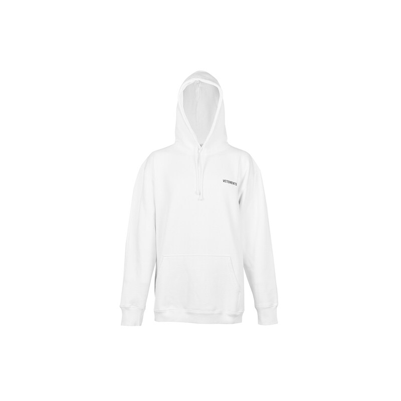 15주년 로고 프린팅 오버핏 후드티 화이트 UAH21TR535 WHITE - Vetements