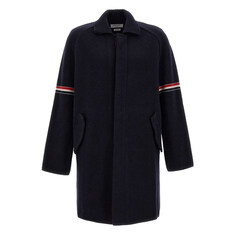 톰브라운 24FW 밀라노 RMB 암밴드 울 코트 네이비 MKJ083A Y1019 415 썸네일 1