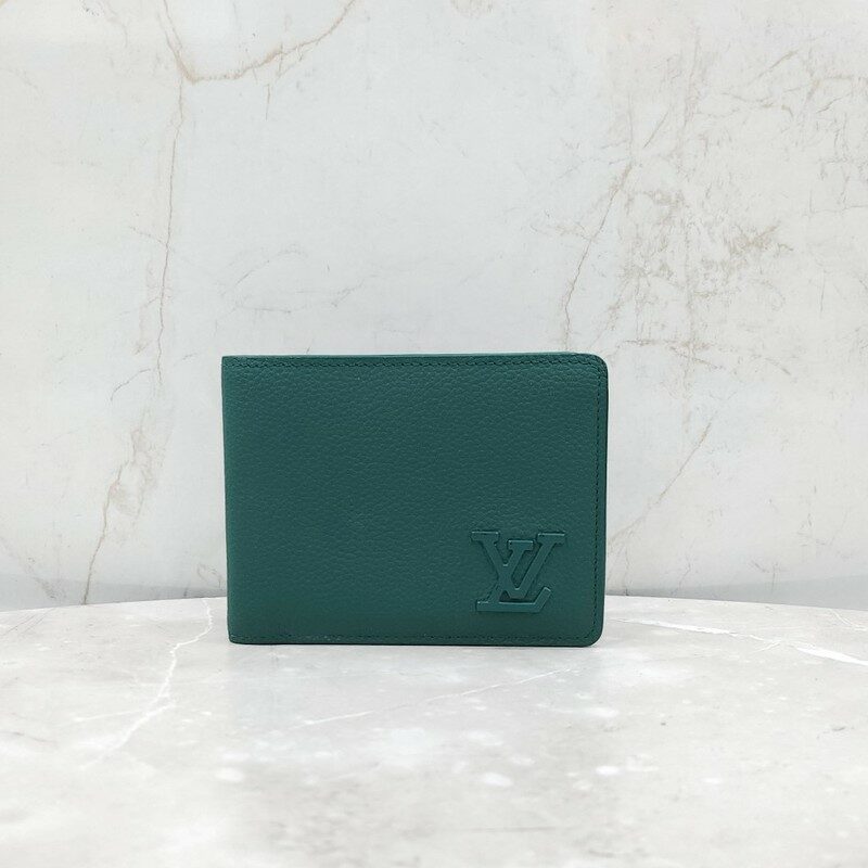 [럭스유] (새상품) 루이비통 LV 그린 멀티플 월릿 반지갑 M82273 - Louis Vuitton