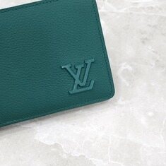 [럭스유] (새상품) 루이비통 LV 그린 멀티플 월릿 반지갑 M82273 썸네일 3