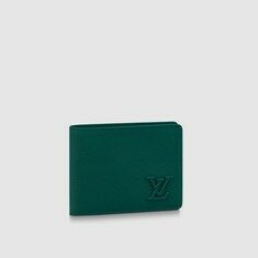 [럭스유] (새상품) 루이비통 LV 그린 멀티플 월릿 반지갑 M82273 썸네일 9