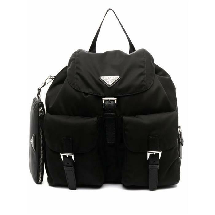 [국내발송] 프라다 리나일론 미디움 백팩 블랙 1BZ811 RV44 F0002 - Prada