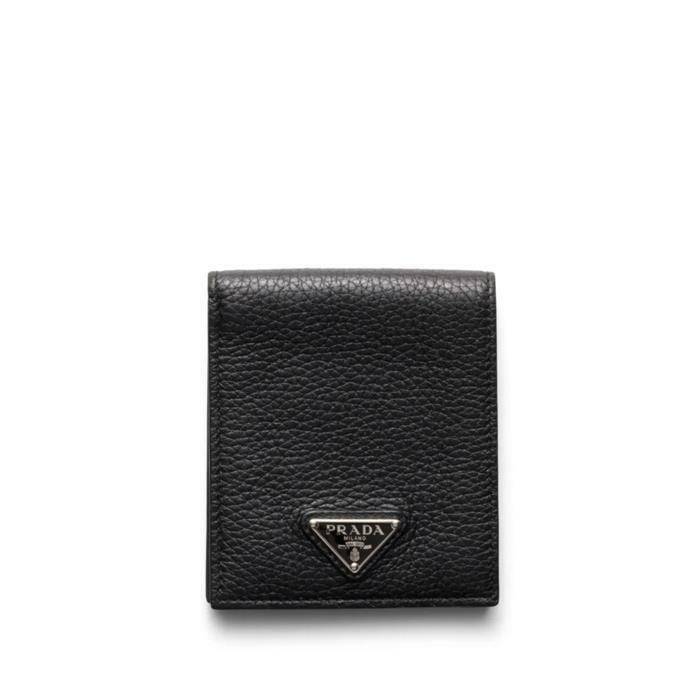 [국내발송] 프라다 가죽 반지갑 블랙 2MO513 2E54 F0002 - Prada