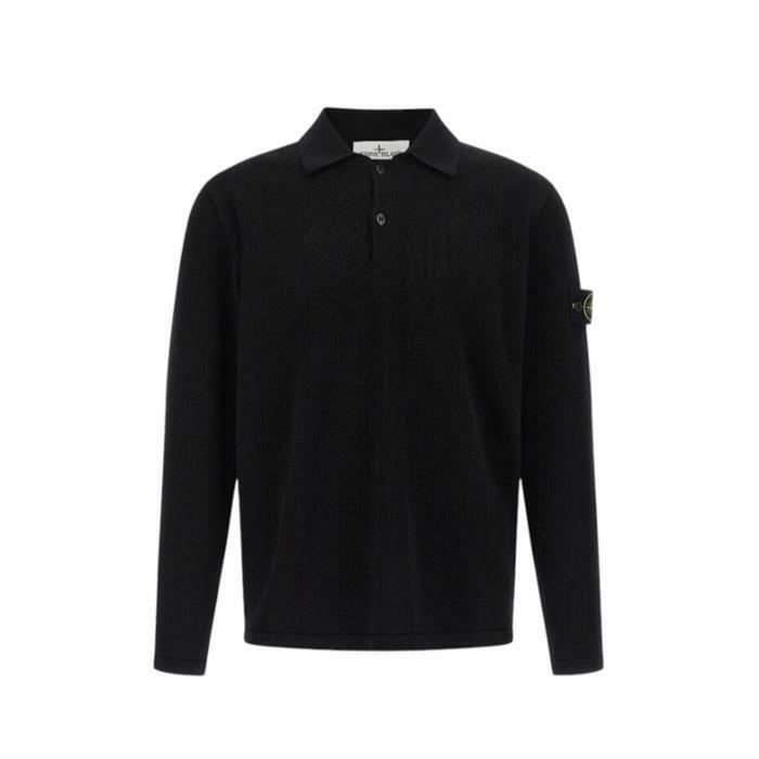 스톤아일랜드 마이크로 스티티 리브 폴로 셔츠 블랙 5100024 S01B2 V0029 - Stone Island