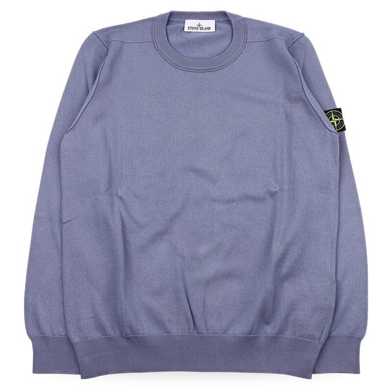 디몬트 스톤 남성 와펜 패치 니트 맨투맨(아비오블루) L1S15 5100053 S00B2 V0024 - Stone Island