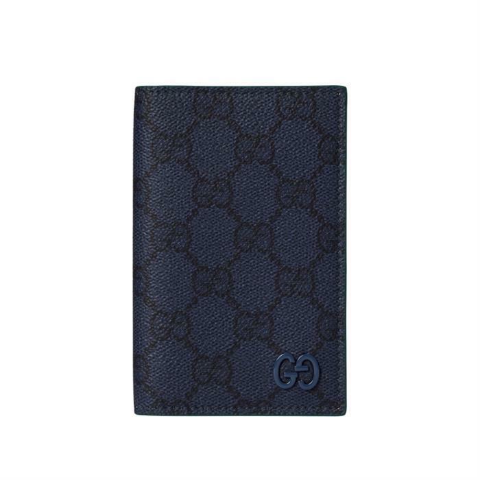구찌 그린으로 내부를 완성한 GG 롱 카드 케이스 768249 FAFBE 8447 - Gucci