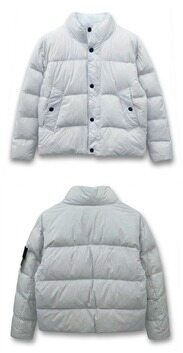 [스톤아일랜드] 26SS 와펜패치 가먼트다이드 크링클랩스 나일론 패딩 스카이 남성 자켓 L1S154100109 S0A23 V0041 / TFS 썸네일 2