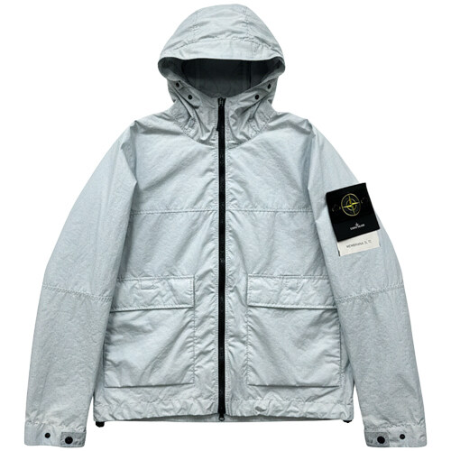 [스톤아일랜드] 26SS 와펜패치 멤브라나 3L TC 후드 자켓 스카이 남성 자켓 L1S154100004 S0A21 V0041 / TFS - Stone Island