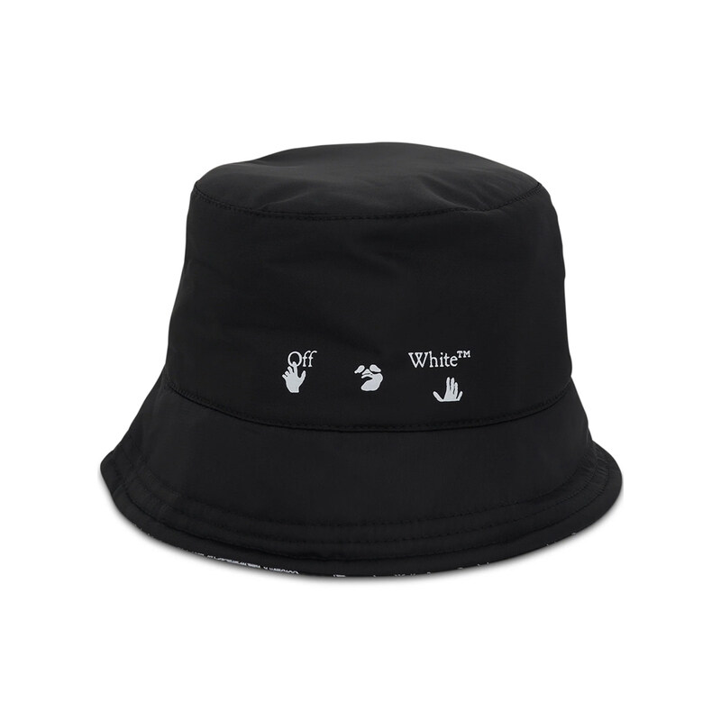 15주년 시그니처 로고 리버시블 버킷햇 블랙 OWLB021F21FAB002 1001 - Off White