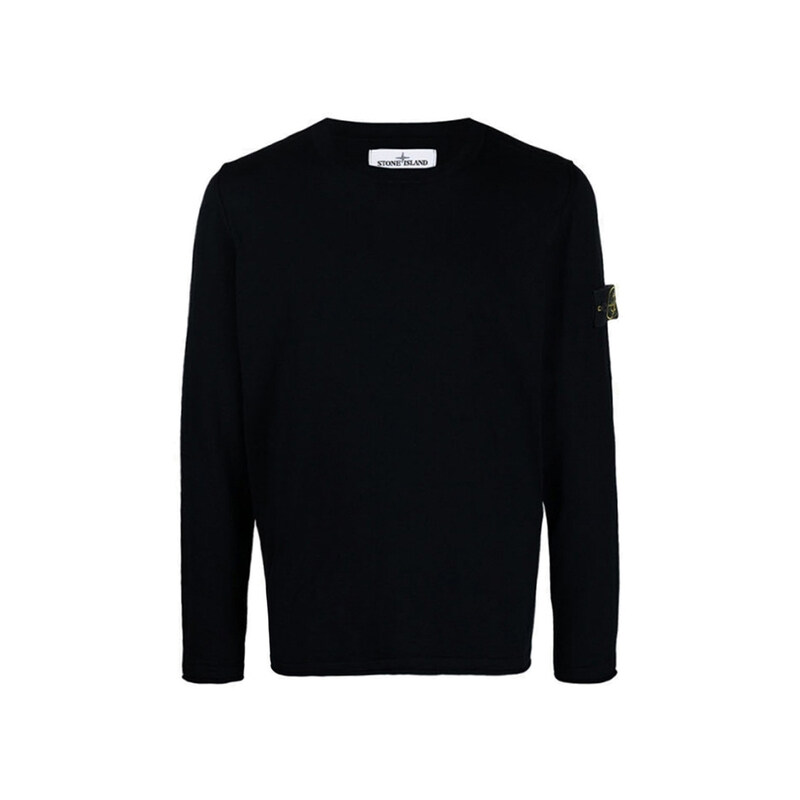 15주년 와펜 패치 니트 다크네이비 7415532B9 V0020 - Stone Island
