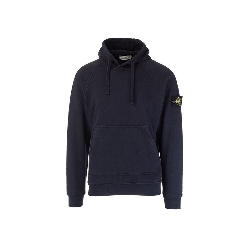 15주년 와펜 패치 후드티 네이비 741563860 V0020 - Stone Island