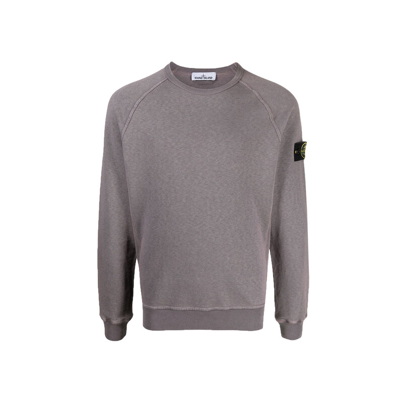 15주년 와펜 크루넥 맨투맨 퍼플그레이 741566060 V0163 - Stone Island