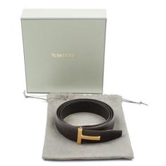 톰포드 26SS 골드 T로고 양면 리버시블 30MM 벨트 TB224 LCL236G ENB 썸네일 6