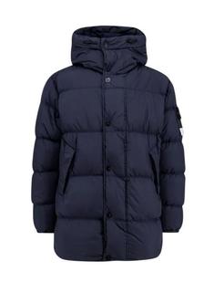 25FW 스톤 아일랜드 4100012 크링클랩스 NY 리사이클 나일론 후드 다운 파카 K2S154100012S0A23V0020 NAVY DOM 썸네일 1