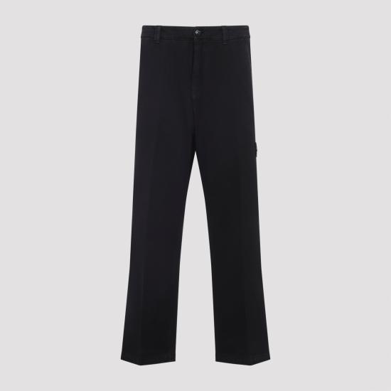 25FW 스톤 아일랜드 스트레이트 팬츠 K2S153100008S0184V0129 BLACK DOM - Stone Island