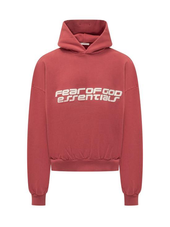 26SS 피어오브갓 후드 티셔츠 192HO256901FCRIMSON DOM - Fear of God