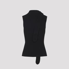 26SS 르메르 애시메트릭 저지 탑 TS0004LJ1030999 BLACK DOM 썸네일 2