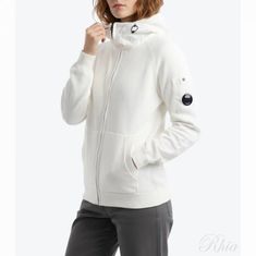CP컴퍼니 코튼 믹스드 후드 니트 16CMKN047A 005367M 103 썸네일 1
