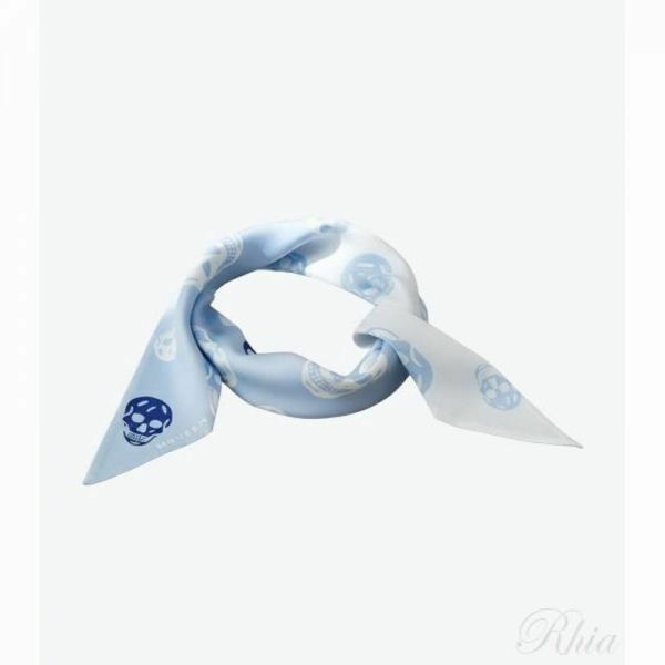 알렉산더 맥퀸 26SS 리본 스컬 스카프 857553 3001Q 4977 - Alexander McQueen