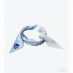 알렉산더 맥퀸 26SS 리본 스컬 스카프 857553 3001Q 4977 썸네일 1