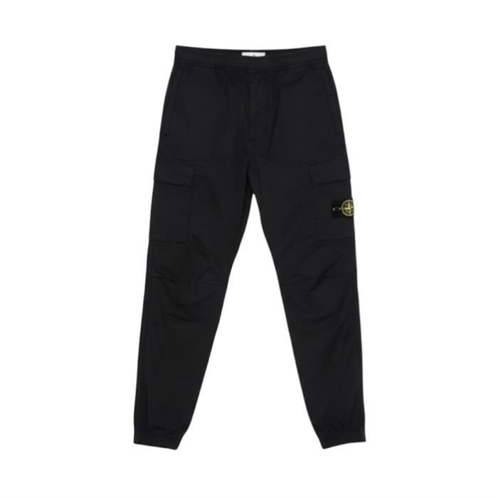 스톤아일랜드 스트레치 코튼 텔라 카고 팬츠 블랙 3100031 S0003 V0029 - Stone Island