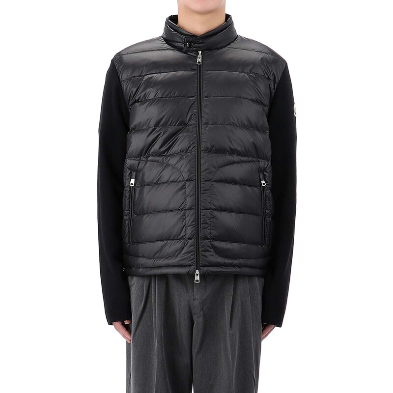 국내배송 26SS 몽클레어 2XL럭키찬스 로고 패치 패딩 믹스 집업 자켓 9B00018 M1131 999 - Moncler