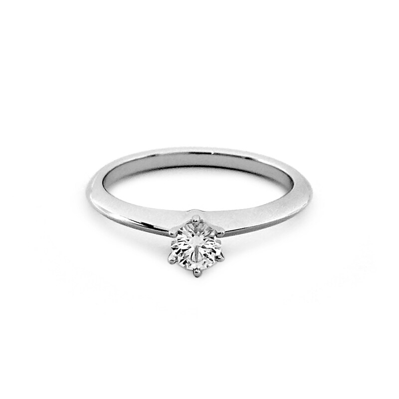 [12] 티파니 3부 다이아 반지 PT B1206C068 - Tiffany & Co