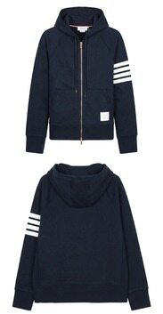 [톰브라운] MJT022L 00535 461 엔지니어드 클래식 후드 집업 네이비 남성 자켓 / TJ 썸네일 2