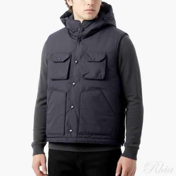엔지니어드 가먼츠 필드 베스트 B Dk 네이비 나이코 트윌 24F1C004 PS142 BS002 - Engineered Garments