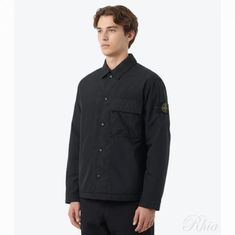 스톤아일랜드 26SS 1200002 크링클 랩스 NY 리사이클 나일론 오버셔츠 L1S15 S0A23 V0029 썸네일 1