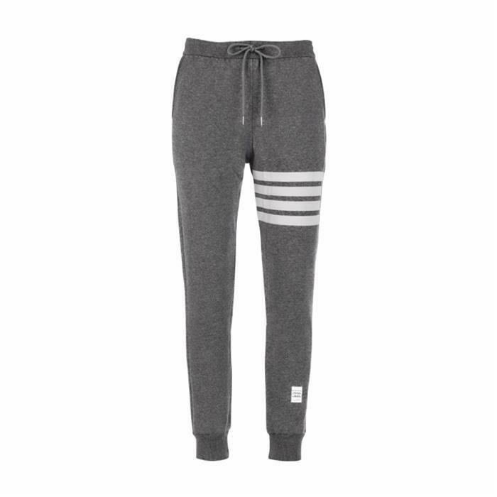 톰브라운 클래식 루프백 4바 스웨트 팬츠 진그레이 FJQ001A 00535 025 - Thom Browne